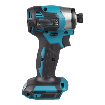 Makita DTD 173 RA1 Akku Schlagschrauber 18 V 180 Nm 1 4 Brushless 1x Akku 2 0 Ah Ladegeraet 4 - toolbrothers