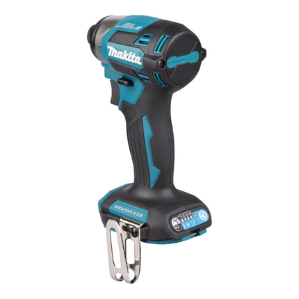 Makita DTD 173 RTJ Akku Schlagschrauber 18 V 180 Nm 1 4 Brushless 2x Akku 5 0 Ah Ladegeraet Makpac 4 - toolbrothers