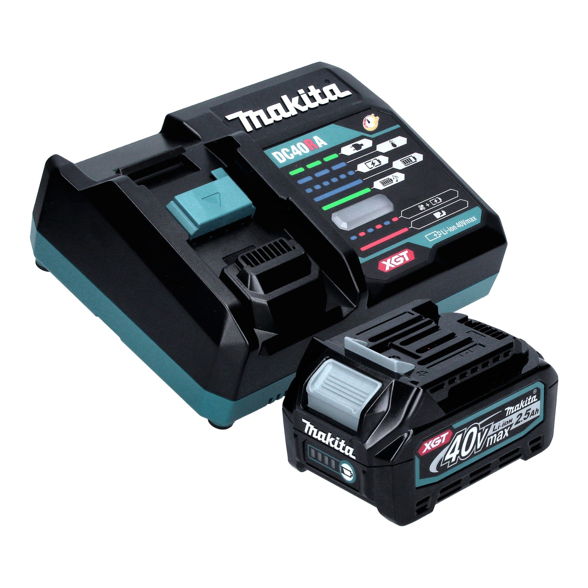 Makita BS 001 GD101 Akku Bandschleifer 40 V max 76 x 533 mm Brushless 1x Akku 2 5 Ah Ladegeraet 2 - toolbrothers