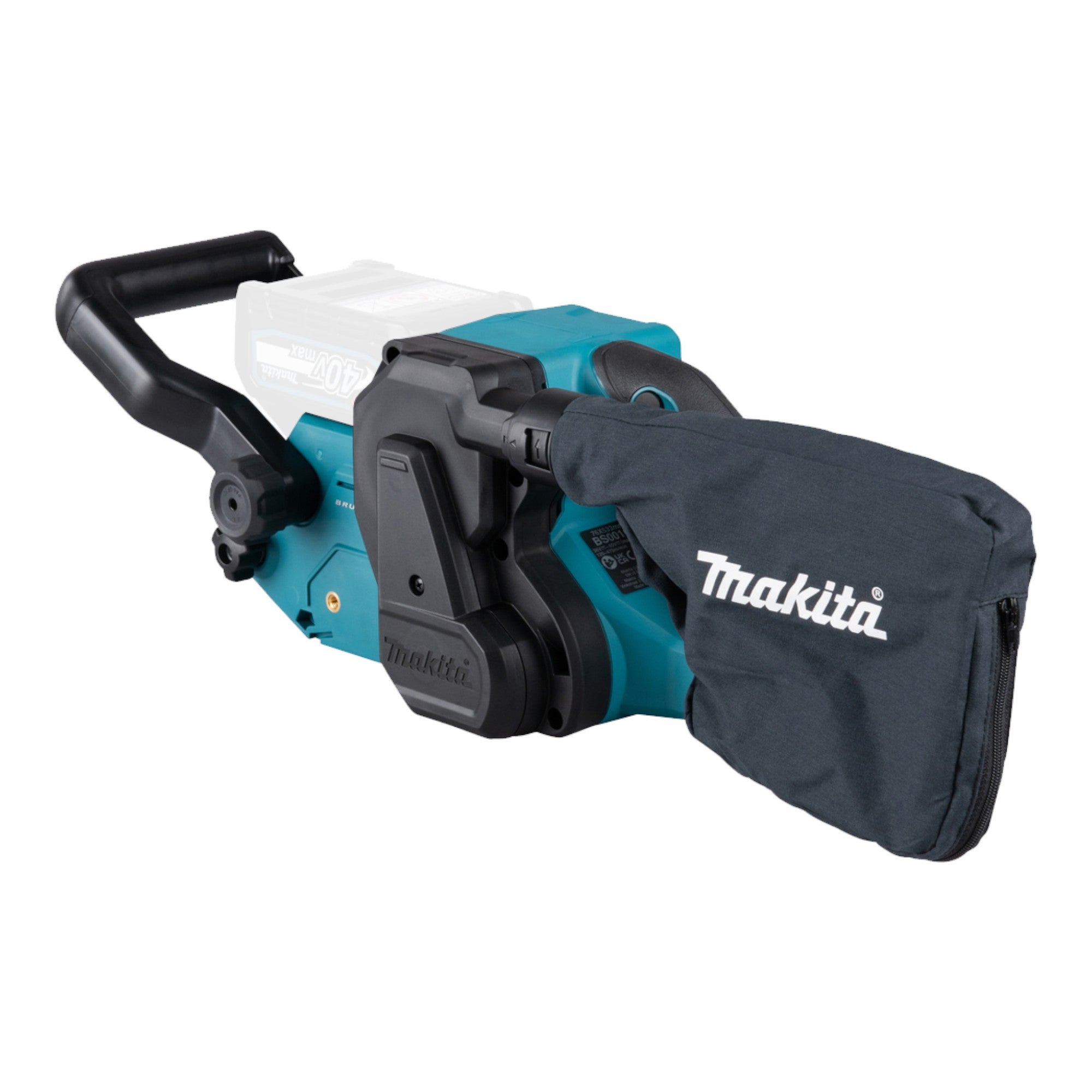 Makita BS 001 GD201 Akku Bandschleifer 40 V max 76 x 533 mm Brushless 2x Akku 2 5 Ah Ladegeraet 3 - toolbrothers