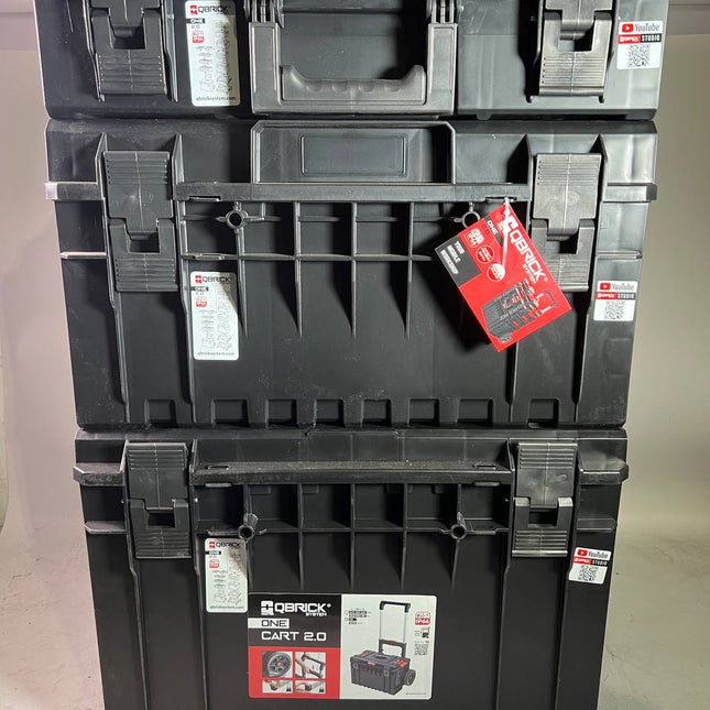 Qbrick System ONE 2.0 Technology Set No. 1 Carrello portautensili + ONE 200 2.0 Technology + ONE 350 2.0 Technology + ONE Cart 2.0 IP66 105,4 l 640 x 440 x 900 mm