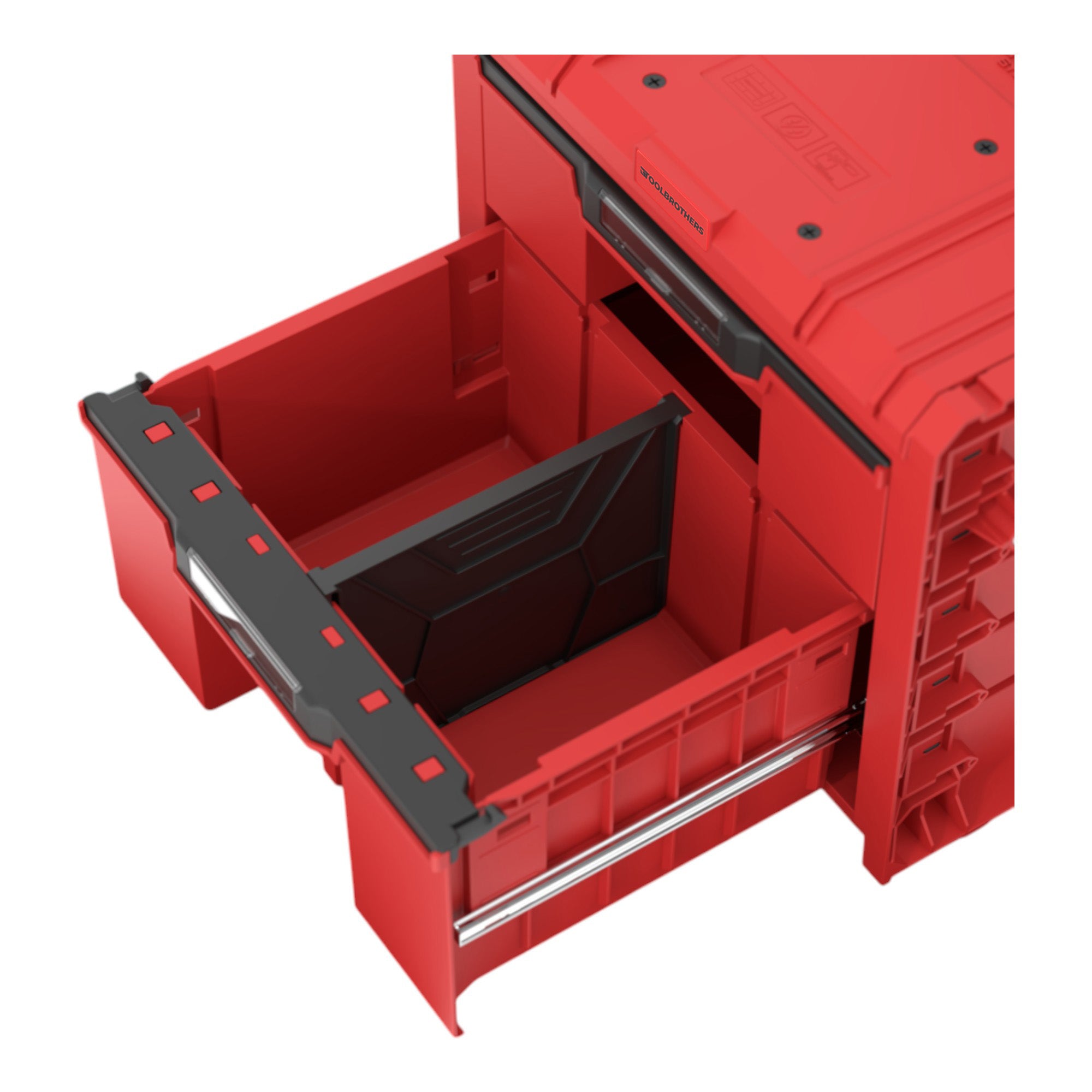 Toolbrothers RHINO L Drawer 2 Cart Plus ULTRA Mobiler Schubladen Werkzeugkoffer 9 5 l 12 l mit Doppelteleskopgriff 3 - toolbrothers