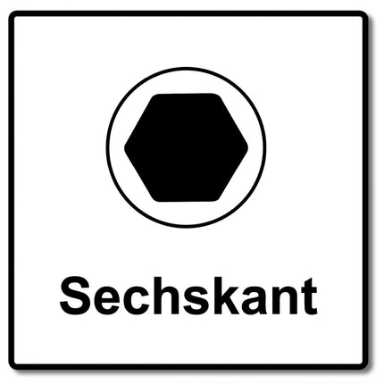 HECO MULTI-MONTI-plus SS Betonschraube 10 x 70 mm 25 Stk. SW 13 Sechskantkopf verzinkt A2K ( 48401 ) - Toolbrothers