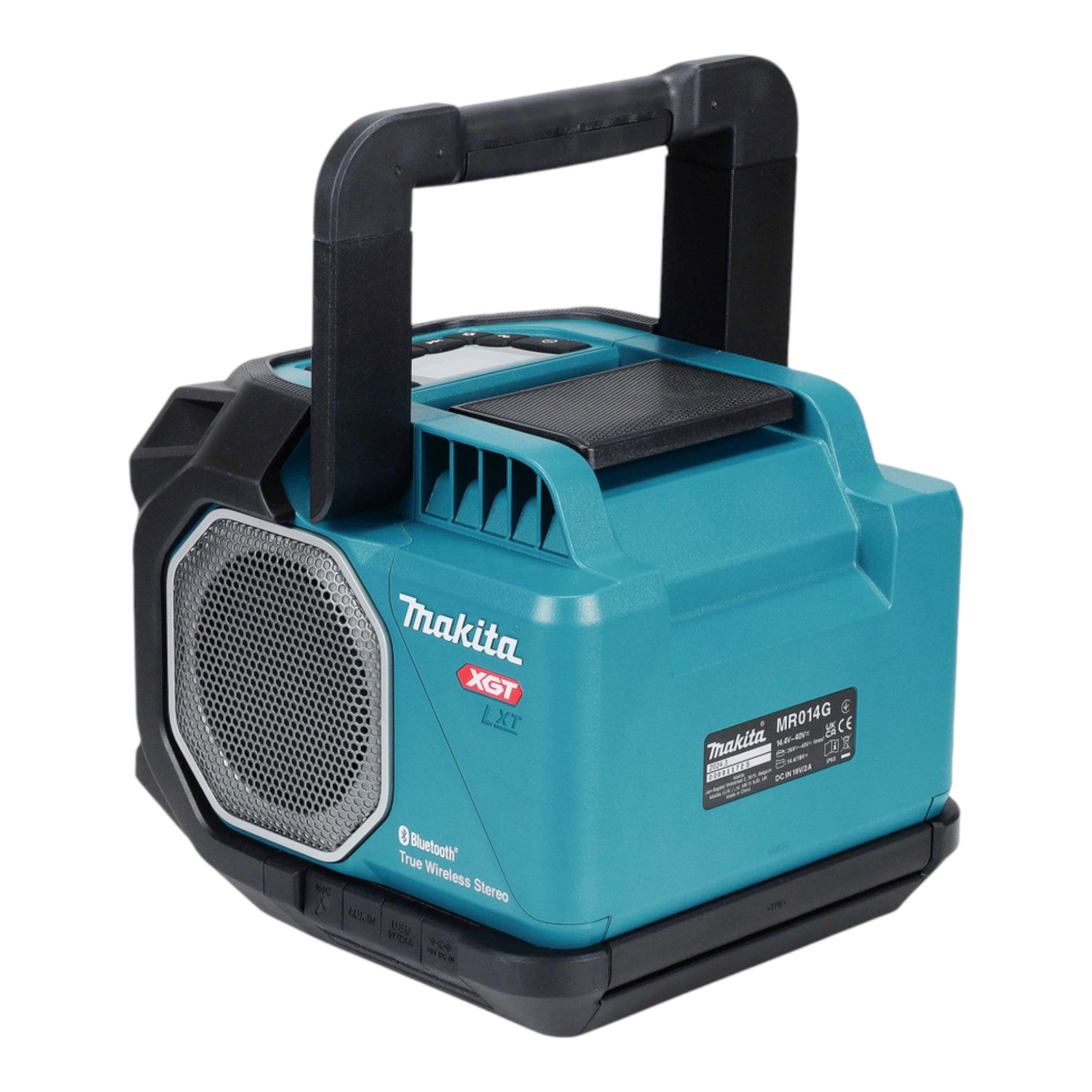Makita MR 014 GD201 Lautsprecher 14 4 18 40 V AC DC Bluetooth Mikrofon 2x Akku 2 5 Ah Ladegeraet 3 - toolbrothers