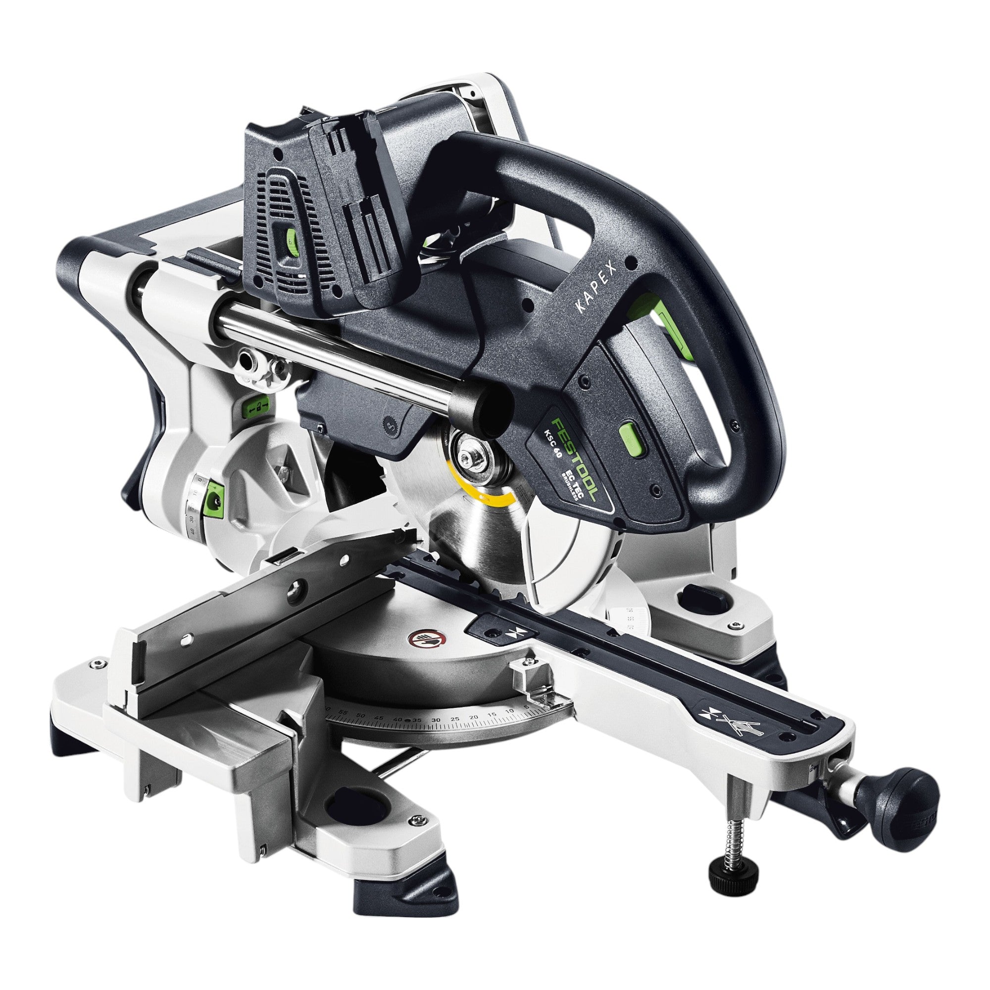 Festool KAPEX KSC 60 EB Basic Akku Kapp Zugsaege 18 V 36 V 216 mm Brushless 4x Akku 8 0 Ah Ladegeraet Systainer 1 - toolbrothers
