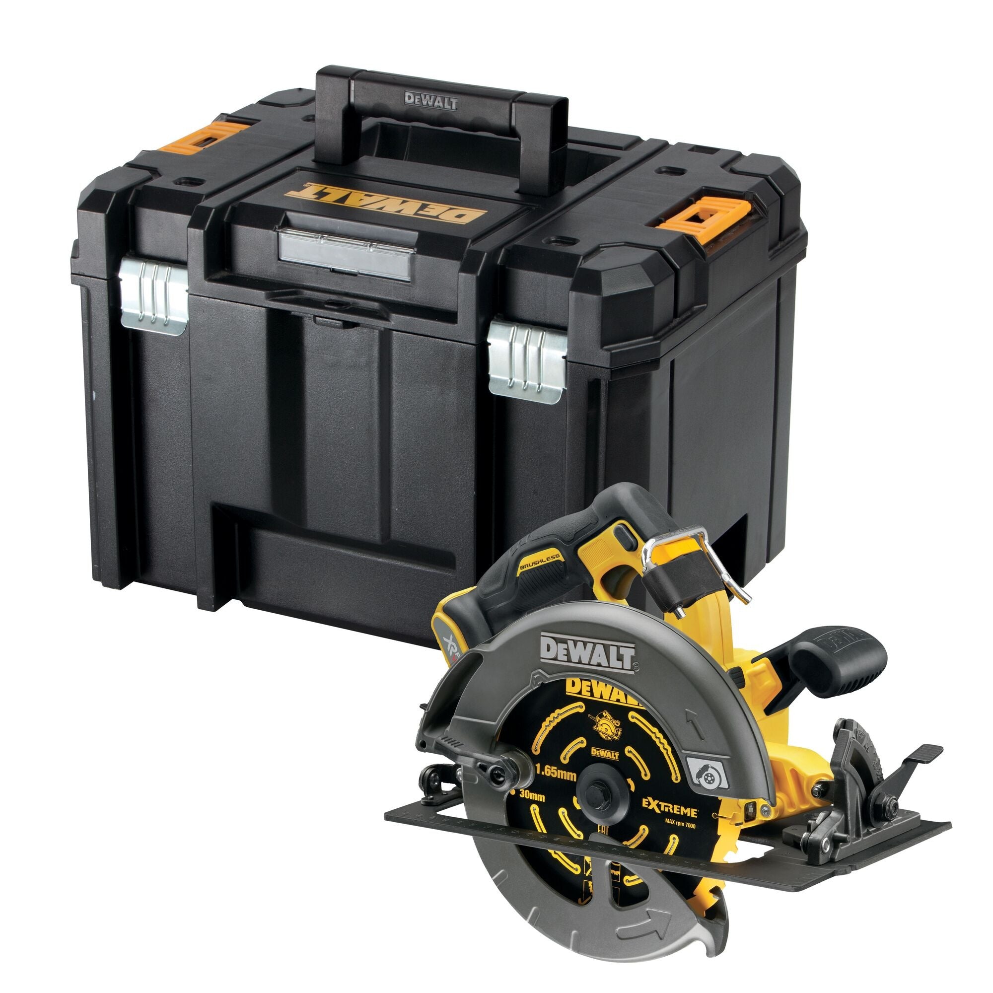 DeWALT DCS 578 NT Akku Kreissaege 54V XR FlexVolt 190 mm Brushless Saegeblatt TSTAK ohne Akku ohne Ladegeraet 0 - toolbrothers