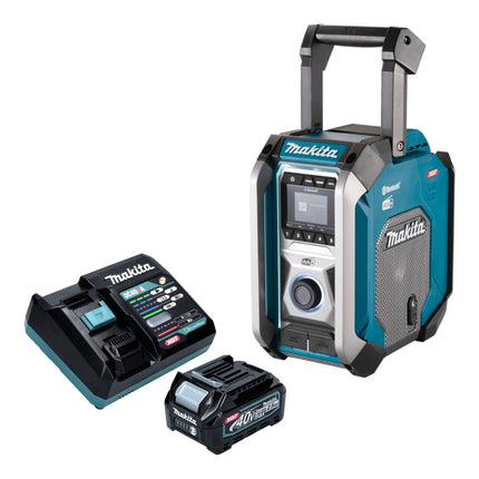 Makita MR 007 GD101 Akku Baustellenradio 12 40 V max Bluetooth DAB USB 1x Akku 2 5 Ah Ladegeraet 0 - toolbrothers