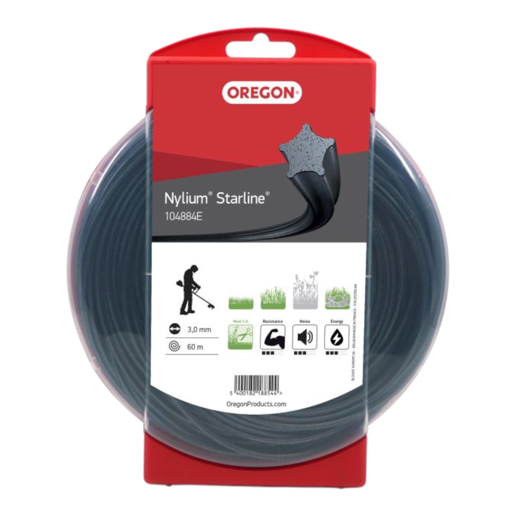 Oregon Nylium Starline Trimmerfaden 3 0 mm 60 m 104884E  0 - toolbrothers