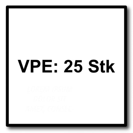 Festool S 75/2,5/25 Stichsägeblatt WOOD FINE CUT 25 Stück ( 204257 ) für PS 300, PSB 300, PS 400, PSC 400, PSBC 400, PSB 400, PS 420, PSB 420, PSC 420, PSBC 420