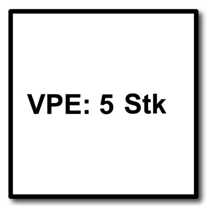 Festool S 145/2,8/5 WOOD Straight Cut Lame de scie sauteuse 5 pièces. ( 204264 ) avec dentures japonaise extrêmemnt forte, acier HCS
