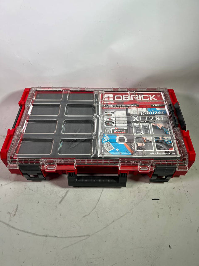 Qbrick System ONE Organizer XL 2 0 MFI RED Ultra HD Custom Organizer Beschaedigt 1 - toolbrothers
