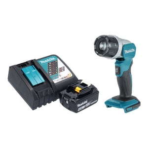 Makita DML 808 RG1 Akku Handstrahler 14,4 / 18 V 190 lm LED + 1x Akku 6,0 Ah + Ladegerät