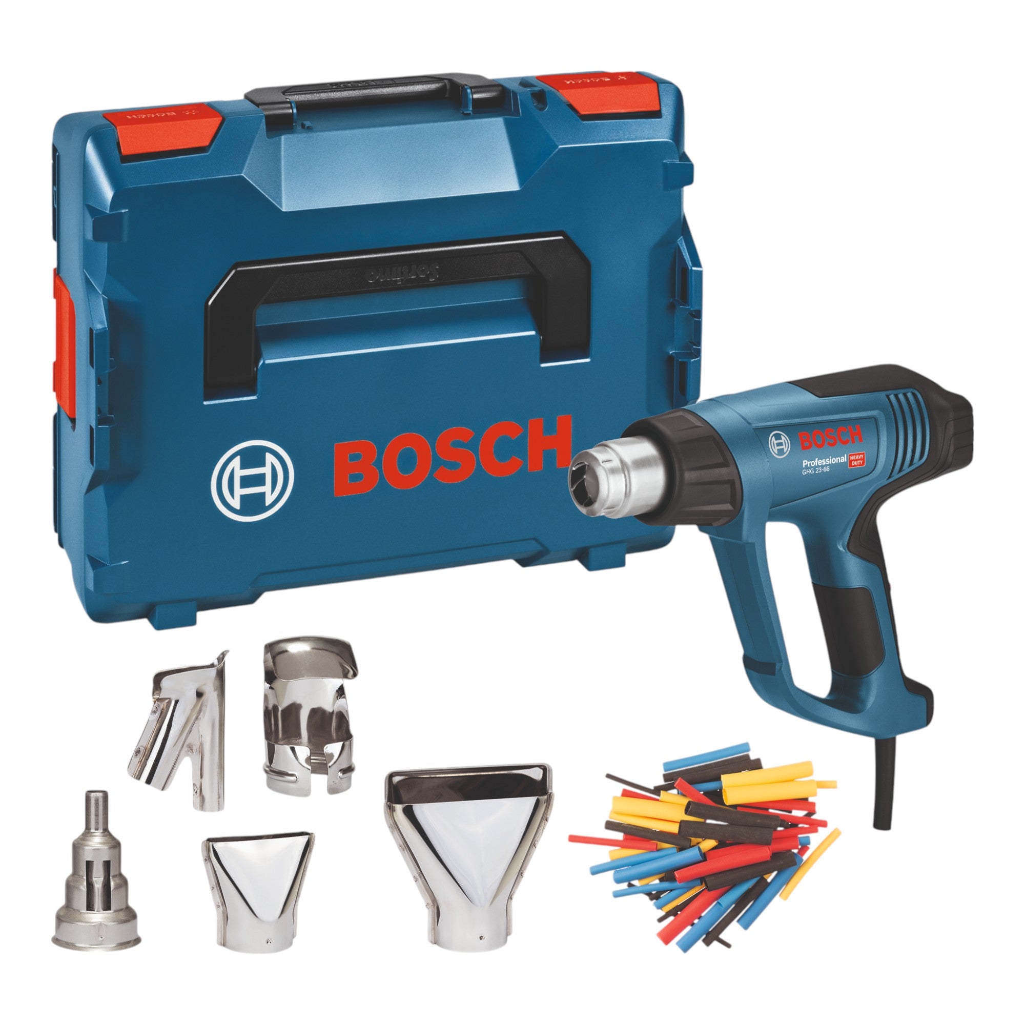 Bosch GHG 23 66 Professional Heissluftgeblaese 2300 W 50 650 C 06012A6303 5x Duese L Boxx 0 - toolbrothers