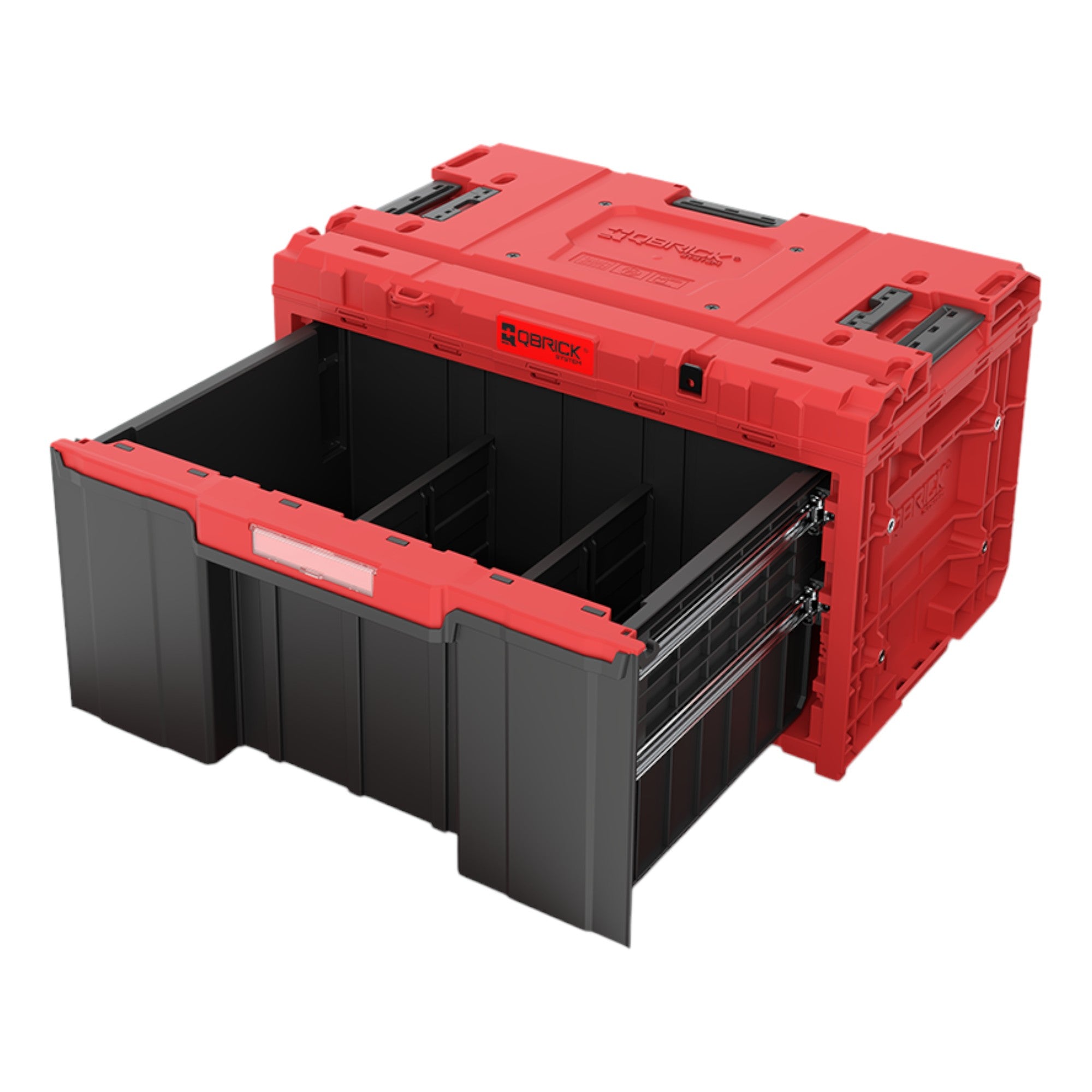 Qbrick System ONE Drawer 1 Toolbox 2 0 Red Ultra HD Custom Werkzeugbox 587 x 380 x 340 mm 32 5 L mit einer Schublade 1 - toolbrothers