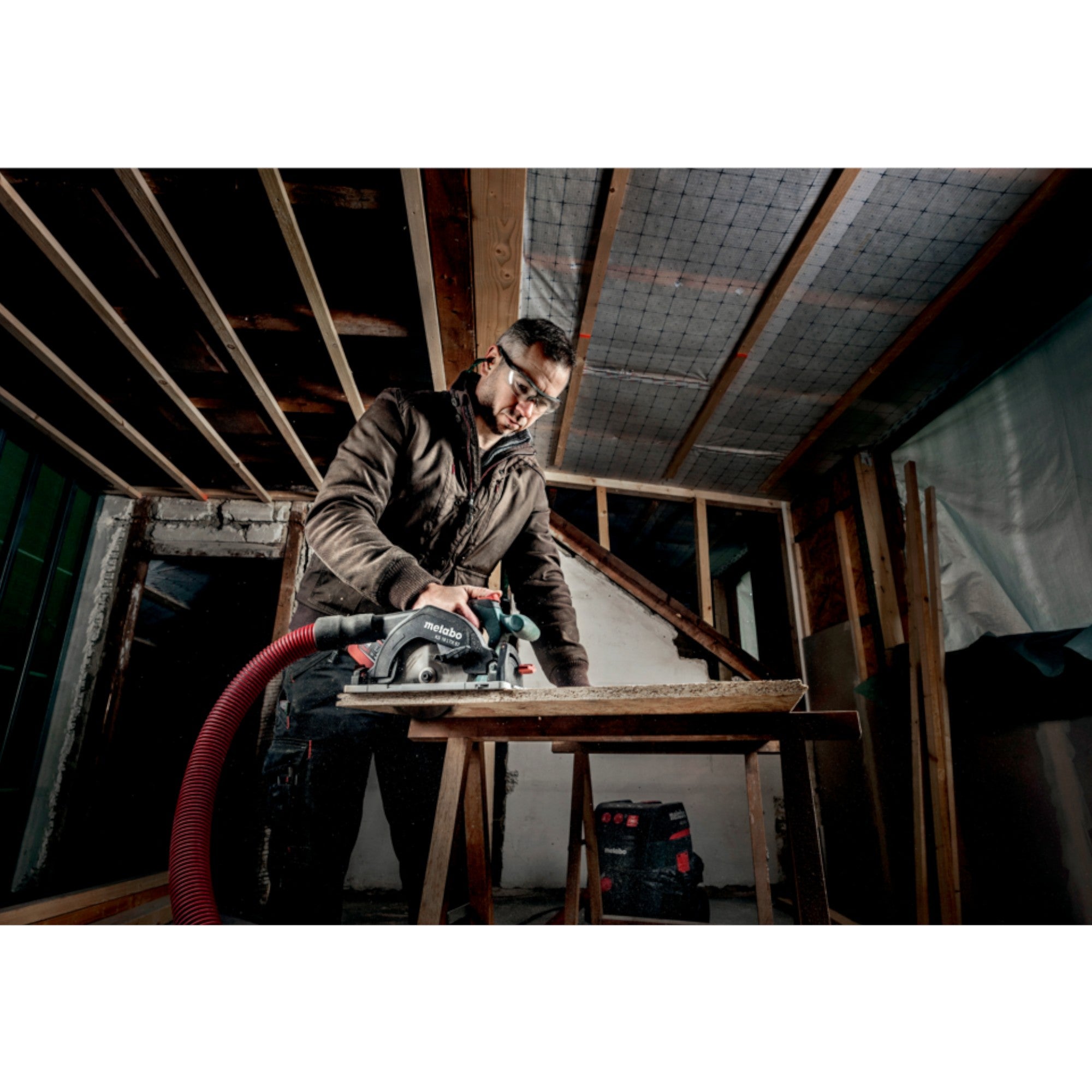 Metabo KS 18 LTX 57 Akku Handkreissaege 18 V 165 mm 2x LiHD Akku 5 5 Ah Ladegeraet 3 - toolbrothers