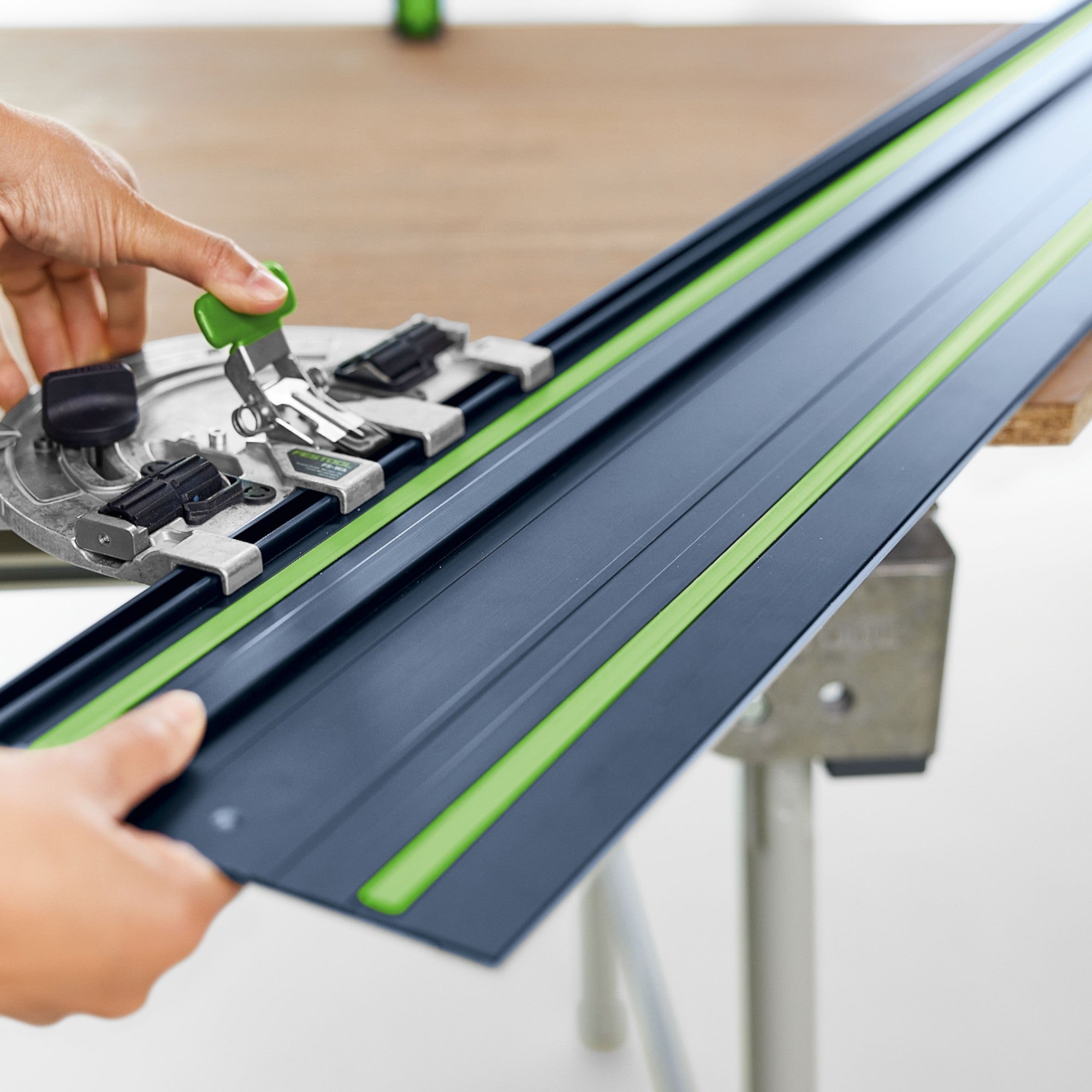 Festool FS 1400 2 BL Fuehrungsschiene 1400 mm Blau 578246 100Y Jubilaeums Edition 2x FS HZ 160 Hebelzwinge 2x 491594  3 - toolbrothers