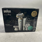 BRAUN Silk pil 9 Flex 9 100 Beauty Set Epilierer Damen Haarentferner FaceSpa Gesichtsreinigungsbuerste 9 Aufsaetze Tasche weiss gold Neuwertig 1 - toolbrothers