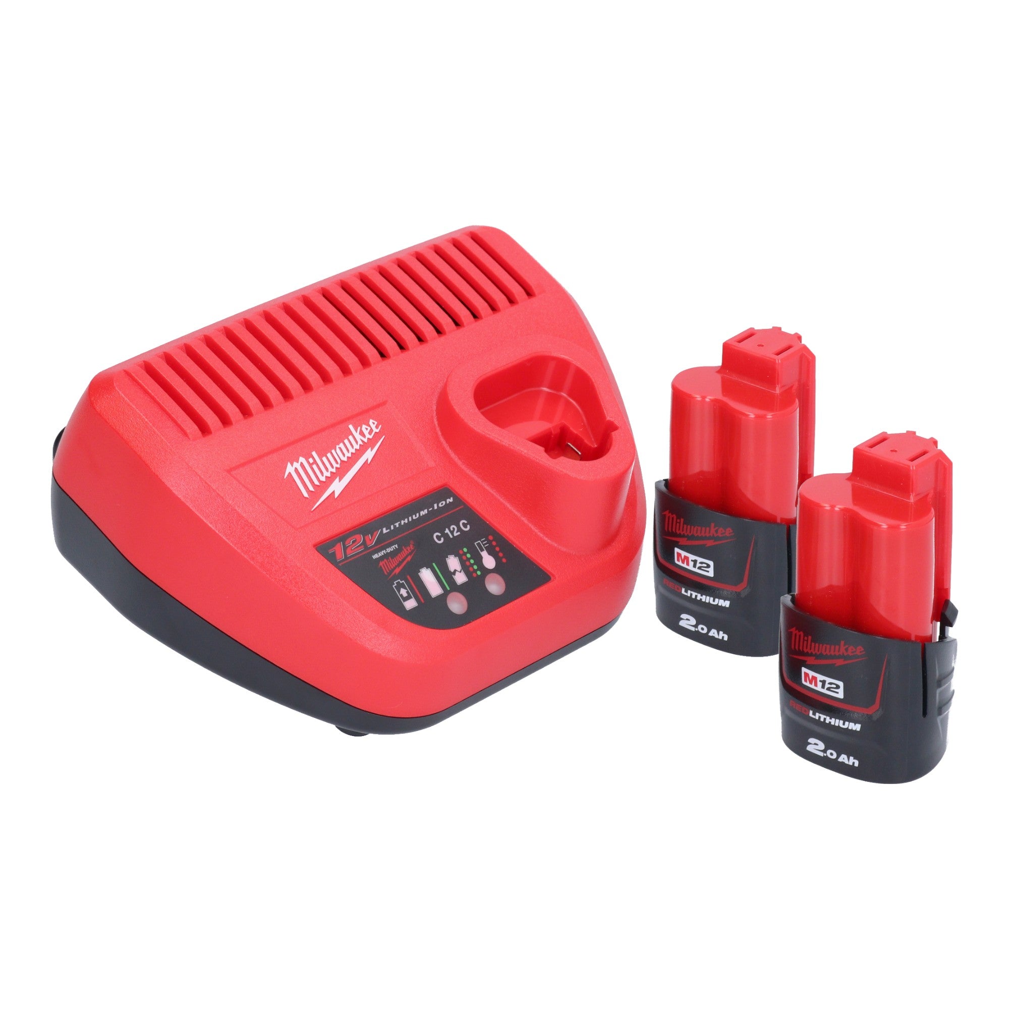 Milwaukee M12 FHS 202 Akku Astsaege 12 V 15 cm Brushless 2x Akku 2 0 Ah Ladegeraet 2 - toolbrothers