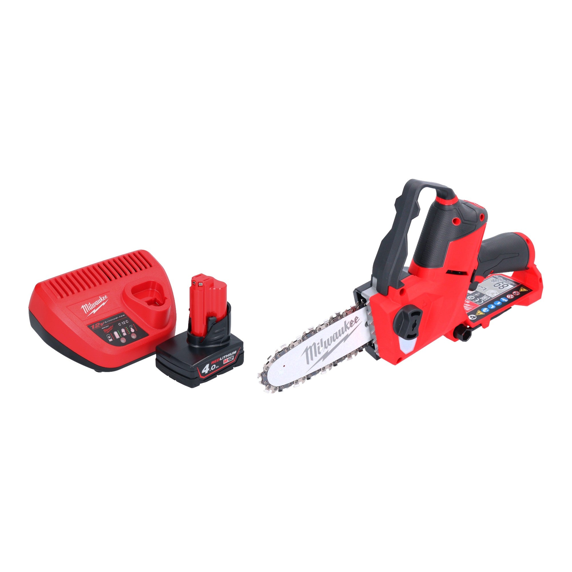 Milwaukee M12 FHS 401 Akku Astsaege 12 V 15 cm Brushless 1x Akku 4 0 Ah Ladegeraet 0 - toolbrothers