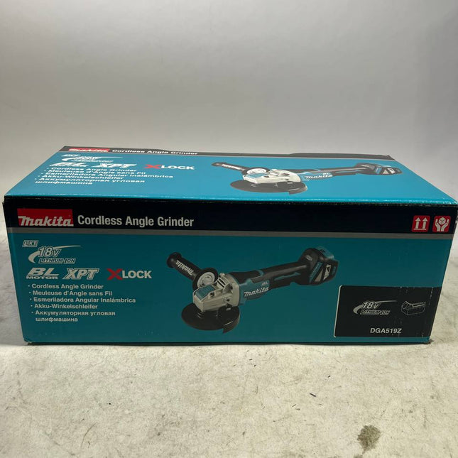 Makita DGA 519 Z Akku Winkelschleifer 18 V 125 mm Brushless X Lock Solo Neuwertig 1 - toolbrothers
