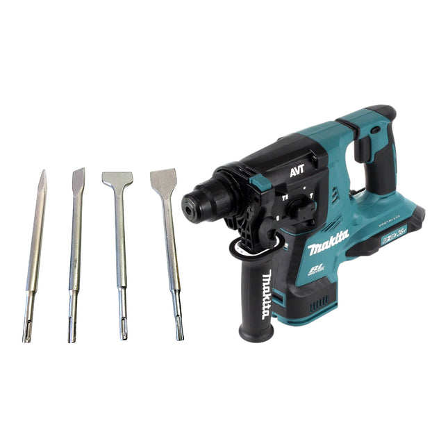 Makita DHR 280 Z Akku Bohrhammer 36 V 2x 18 V 2 8 J SDS Plus Brushless 4 tlg Meissel Set ohne Akku ohne Ladegeraet 0 - toolbrothers