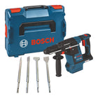 Bosch GBH 18V 26 Professional Akku Bohrhammer 18 V 2 6 J SDS plus Brushless 4 tlg Meissel Set L Boxx ohne Akku ohne Ladegeraet 0 - toolbrothers