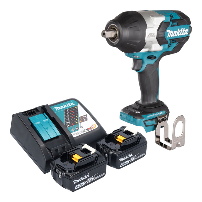 Makita DTW 1004 RM Akku Schlagschrauber 18 V 1050 Nm 1 2 Brushless 2x Akku 4 0 Ah Ladegeraet 0 - toolbrothers