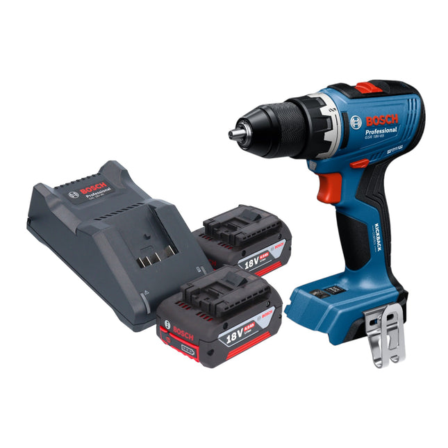 Bosch GSR 18V 65 Professional Akku Bohrschrauber 18 V 63 Nm Brushless 2x Akku 4 0 Ah Ladegeraet 0 - toolbrothers