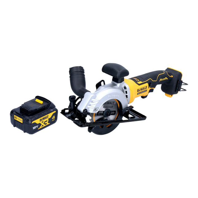 DeWalt DCS 571 N Akku Handkreissaege 18 V 115 mm Brushless 1x Akku 4 0 Ah ohne Ladegeraet 0 - toolbrothers