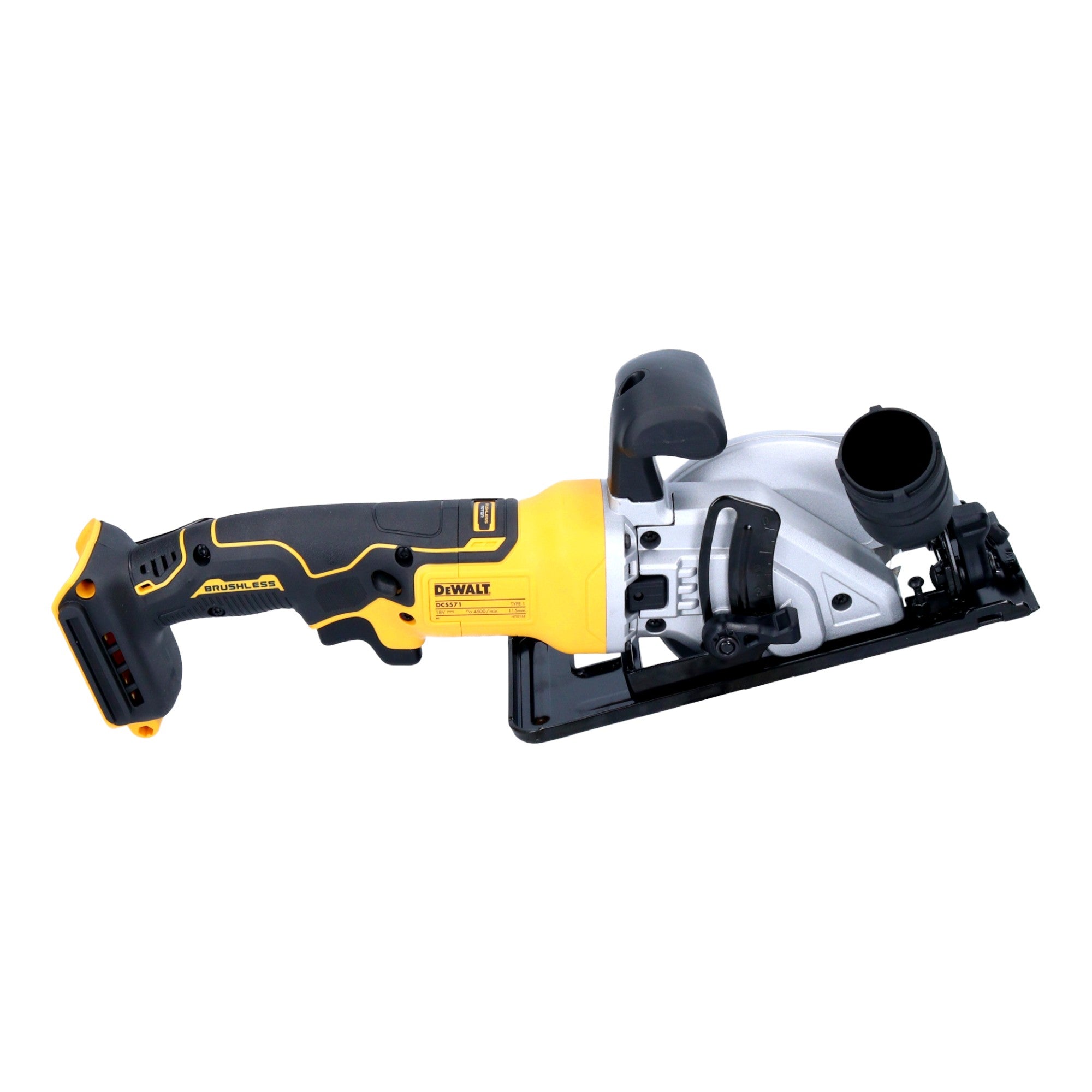 DeWalt DCS 571 M2 Akku Handkreissaege 18 V 115 mm Brushless 2x Akku 4 0 Ah Ladegeraet 4 - toolbrothers
