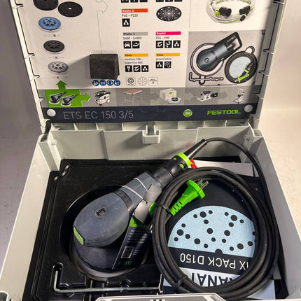 Festool ETS EC 150 5 EQ Plus Exzenterschleifer 400 W 150 mm Brushless 576329 Systainer Reparaturgeraet 2 - toolbrothers