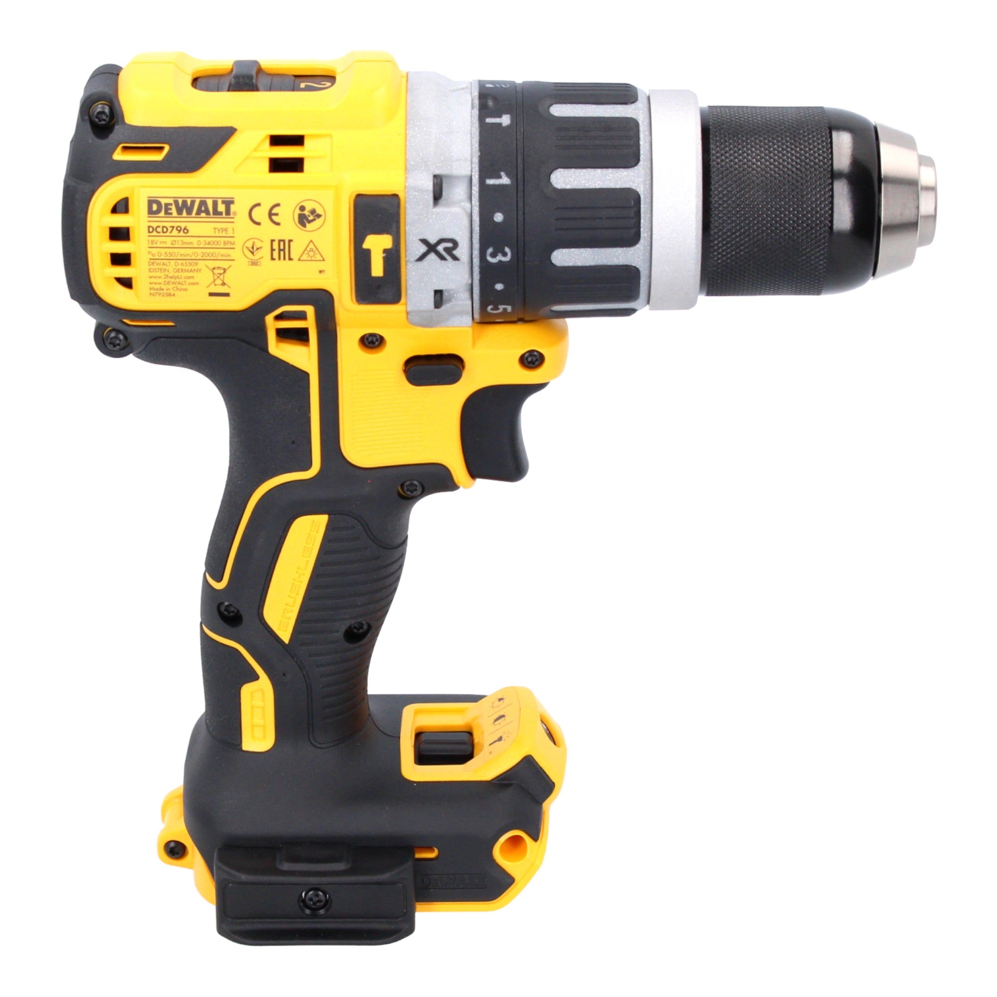 DeWalt DCD 796 P2 Akku Schlagbohrschrauber 18 V 70 Nm Brushless 2x Akku 5 0 Ah Ladegeraet 3 - toolbrothers