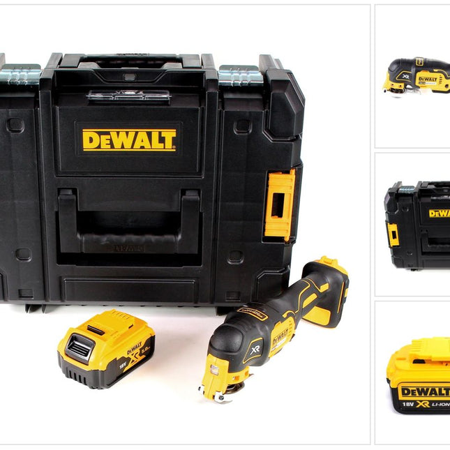 DeWalt DCS 355 NT Akku Oszillierer 18V Brushless Solo + 1x Akku 5,0Ah + TSTAK - ohne Ladegerät - Toolbrothers