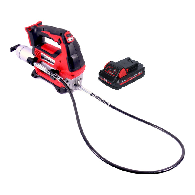 Milwaukee M18 GG 301 Akku Fettpresse 18 V 690 bar 1x Akku 3 0 Ah ohne Ladegeraet 0 - toolbrothers