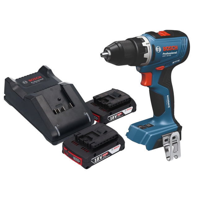 Bosch GSB 18V 65 Professional Akku Schlagbohrschrauber 18 V 65 Nm Brushless 2x Akku 2 0 Ah Ladegeraet 0 - toolbrothers