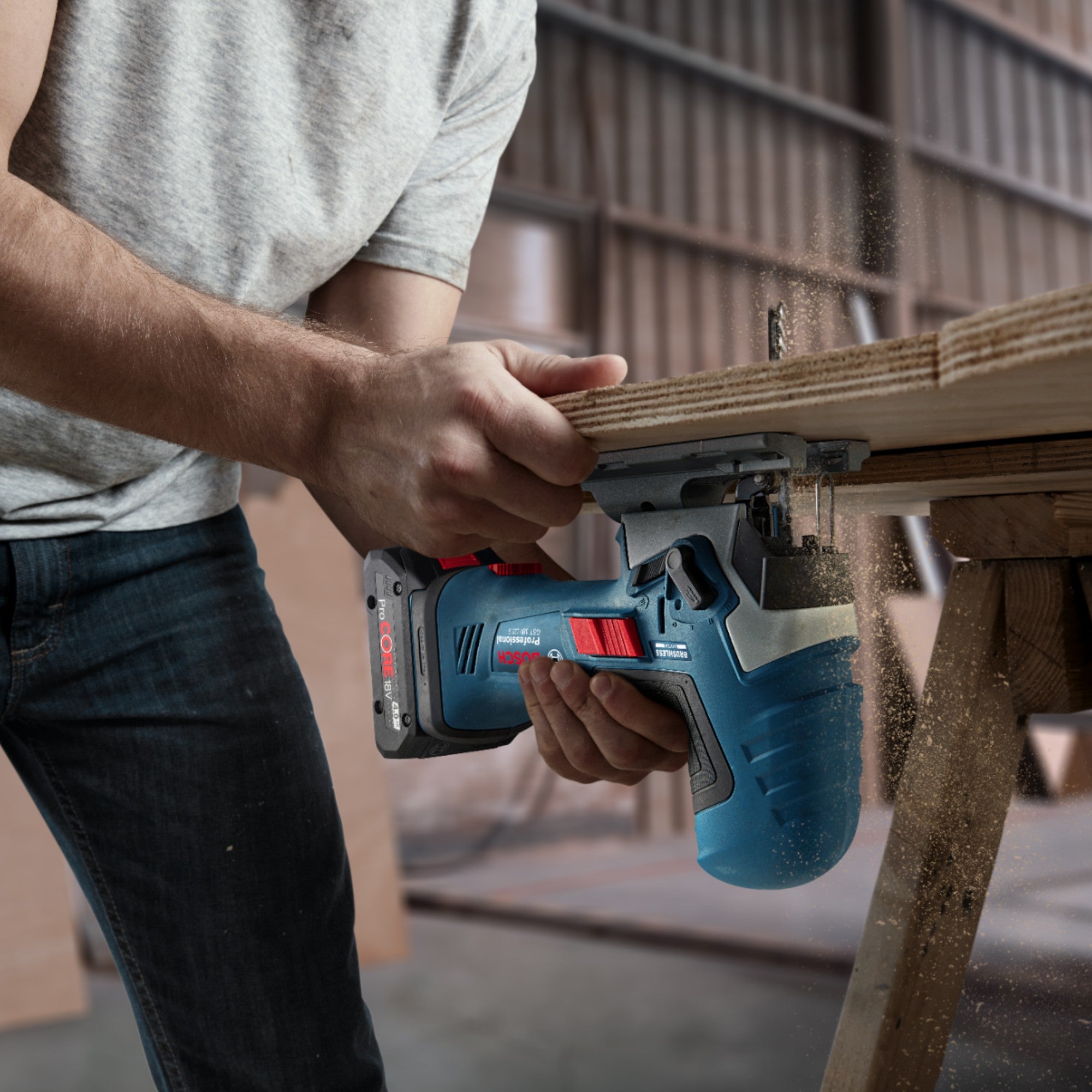 Bosch GST 18V 125 S Professional Akku Stichsaege 18 V 125 mm Brushless 1x Akku 5 0 Ah ohne Ladegeraet 4 - toolbrothers