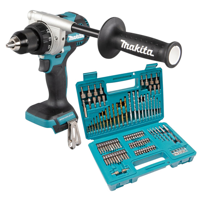Makita DDF 486 Z Akku Bohrschrauber 18 V 130 Nm Brushless 102 tlg Bit Bohrer Set ohne Akku ohne Ladegeraet 0 - toolbrothers
