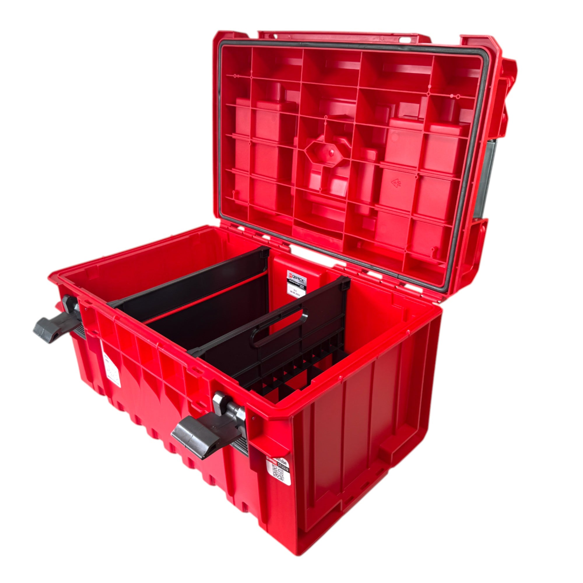 Qbrick System ONE 350 Profi RED ULTRA HD Custom Werkzeugkoffer modularer Organizer 585 x 385 x 320 mm 38 l stapelbar IP66 alte Version 3 - toolbrothers