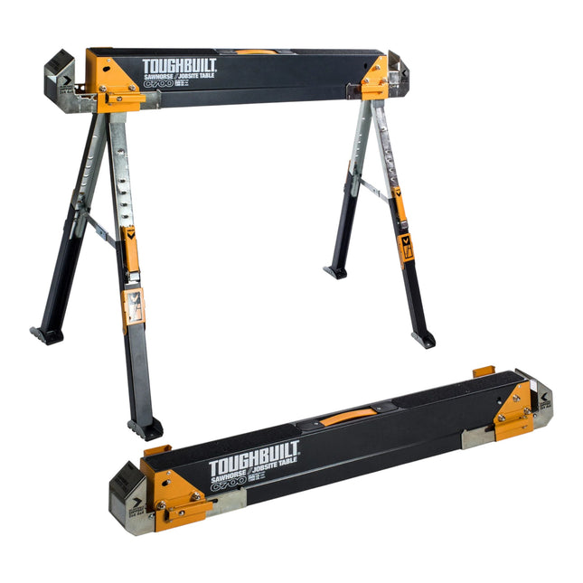 Toughbuilt TB C700 2 Saegebock Arbeitsstaender 2 Stueck 1180 kg Tragfaehigkeit 0 - toolbrothers