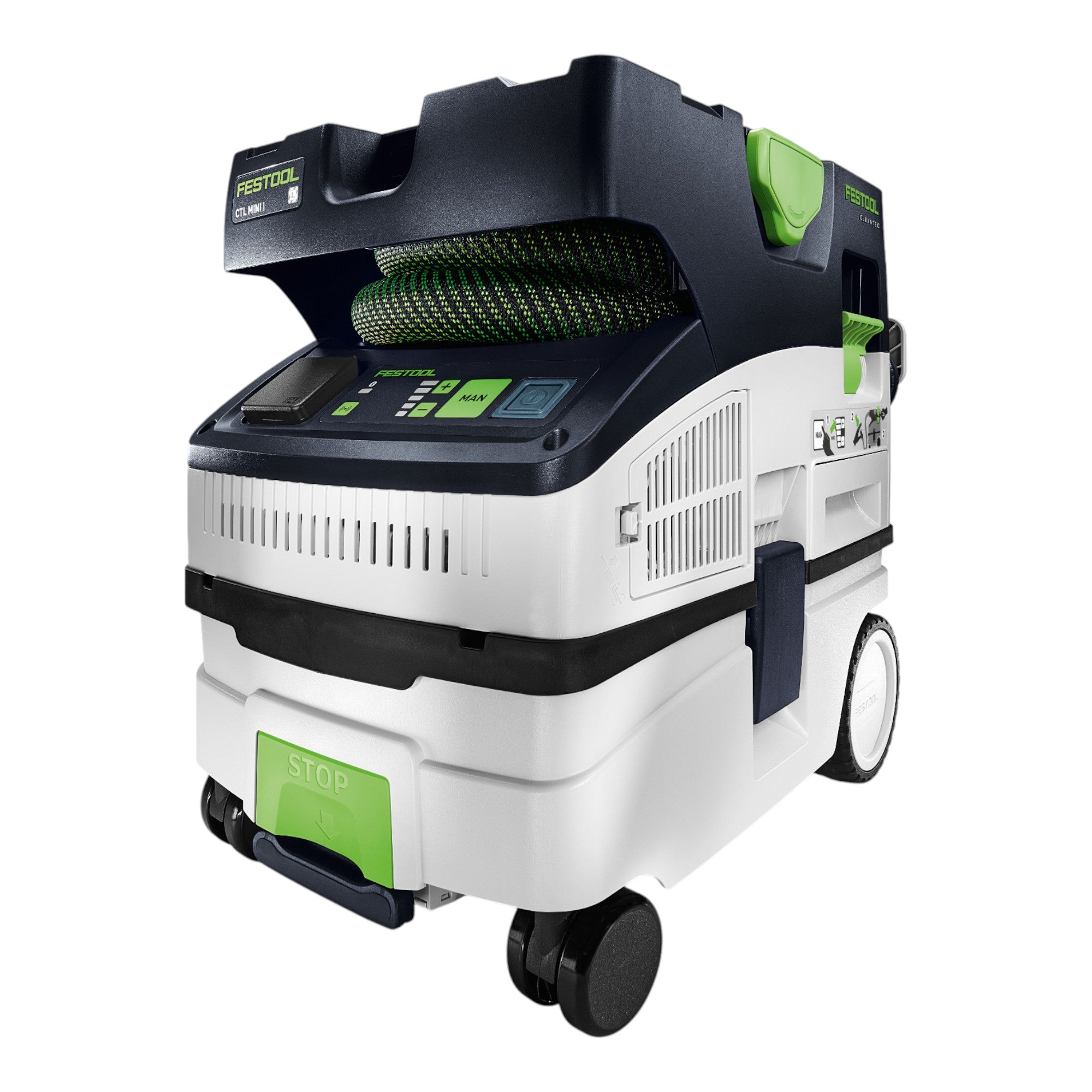 Festool CTL MINI I CLEANTEC Absaugmobil 1200 Watt 10 l Staubklasse L 578311 7 tlg Standard Reinigungsset 577257  4 - toolbrothers