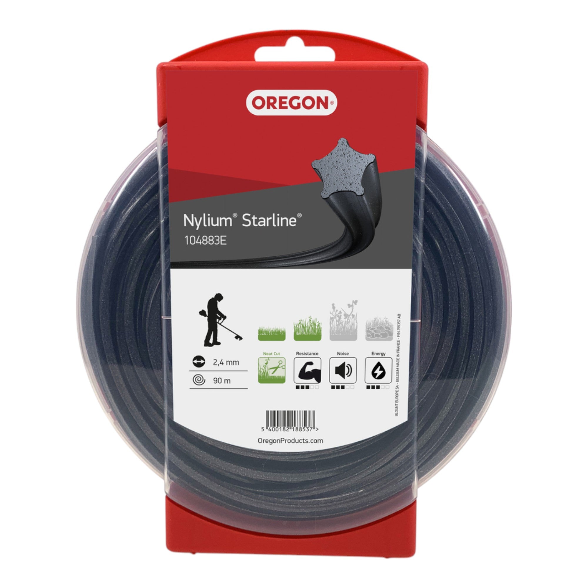 Oregon 104883E Nylium Faden 2 4 mm x 90 m 0 - toolbrothers
