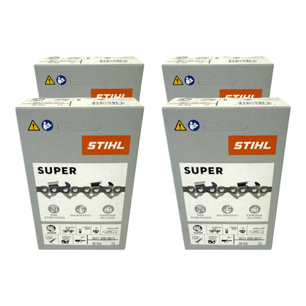 Stihl 4x 3 8 Rapid Super 3 RS3 Saegekette 50 cm 3 8 1 6 mm 72 TG 4 Stueck 4x 36260000072  0 - toolbrothers