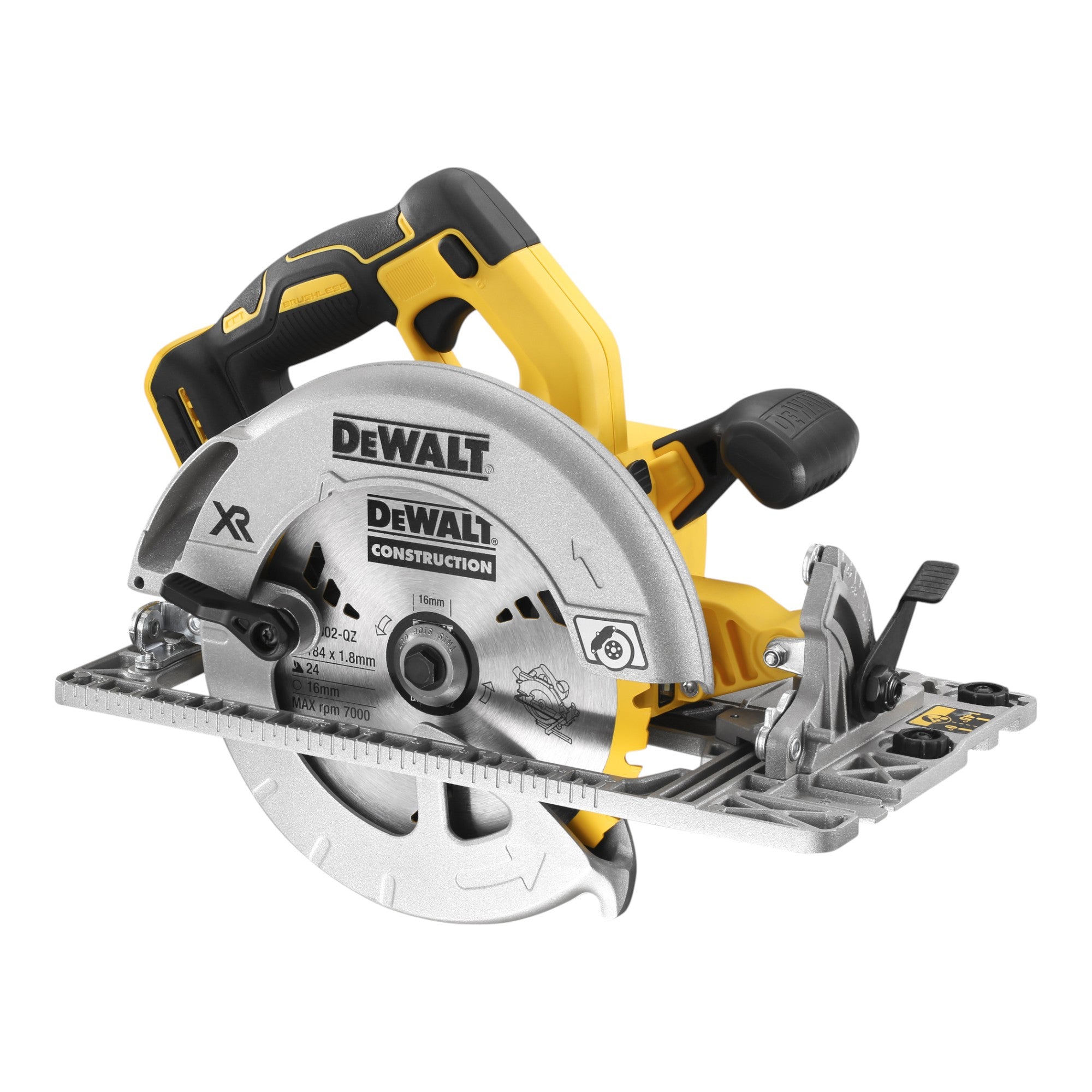 DeWalt DCS 572 P2 Akku Handkreissaege 18 V 184 mm Brushless 2x Akku 5 0 Ah Ladegeraet 1 - toolbrothers
