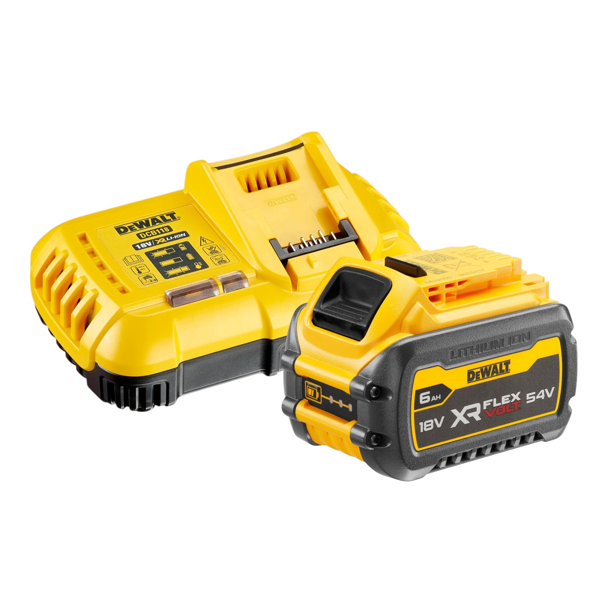 DeWalt DCMCS 575 T1 Akku Kettensaege 54 V FlexVolt 50 cm Brushless 1x Akku 6 0 Ah Ladegeraet 2 - toolbrothers