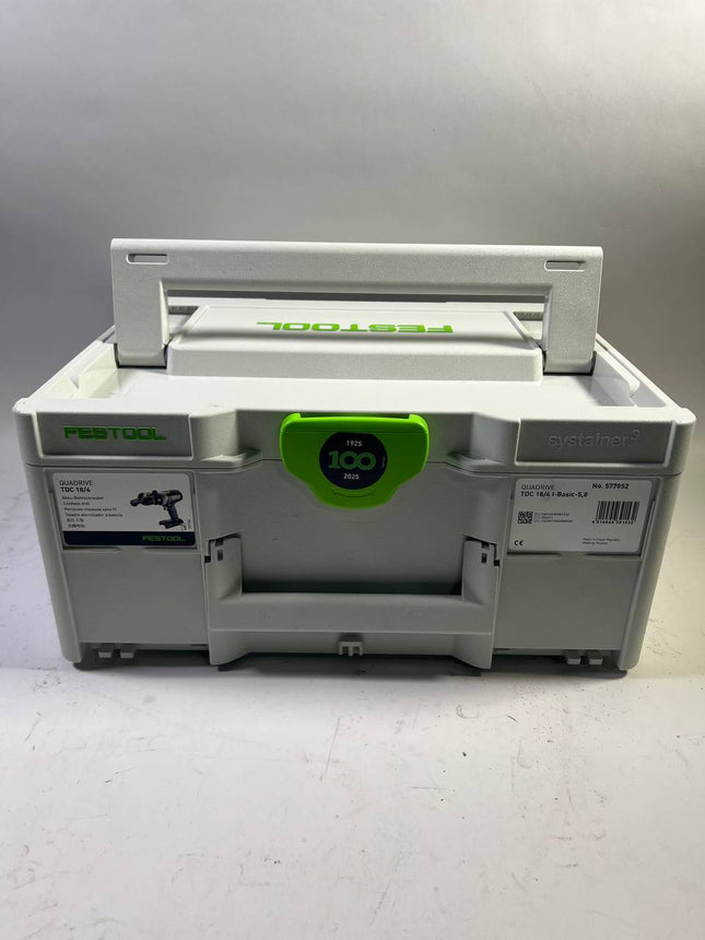Festool TDC 18 4 I Basic Akku Bohrschrauber 18 V 75 Nm 575601 Brushless Systainer Beschaedigt 1 - toolbrothers