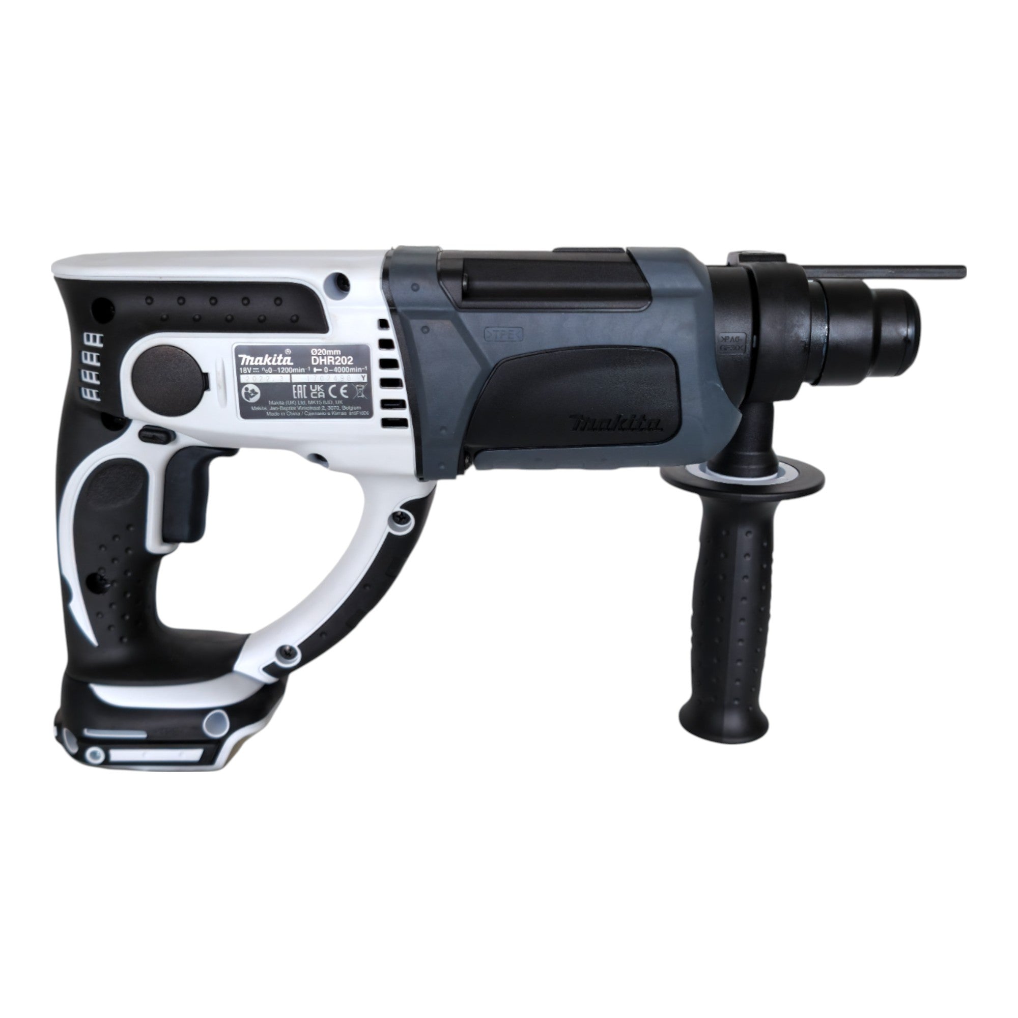 Makita DHR 202 F1W Akku Bohrhammer 18 V 20 mm 2 0 J weiss 1x Akku 3 0 Ah ohne Ladegeraet 4 - toolbrothers