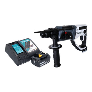 Makita DHR 202 RG1W Akku Bohrhammer 18 V 20 mm 2,0 J weiß + 1x Akku 6,0 Ah + Ladegerät