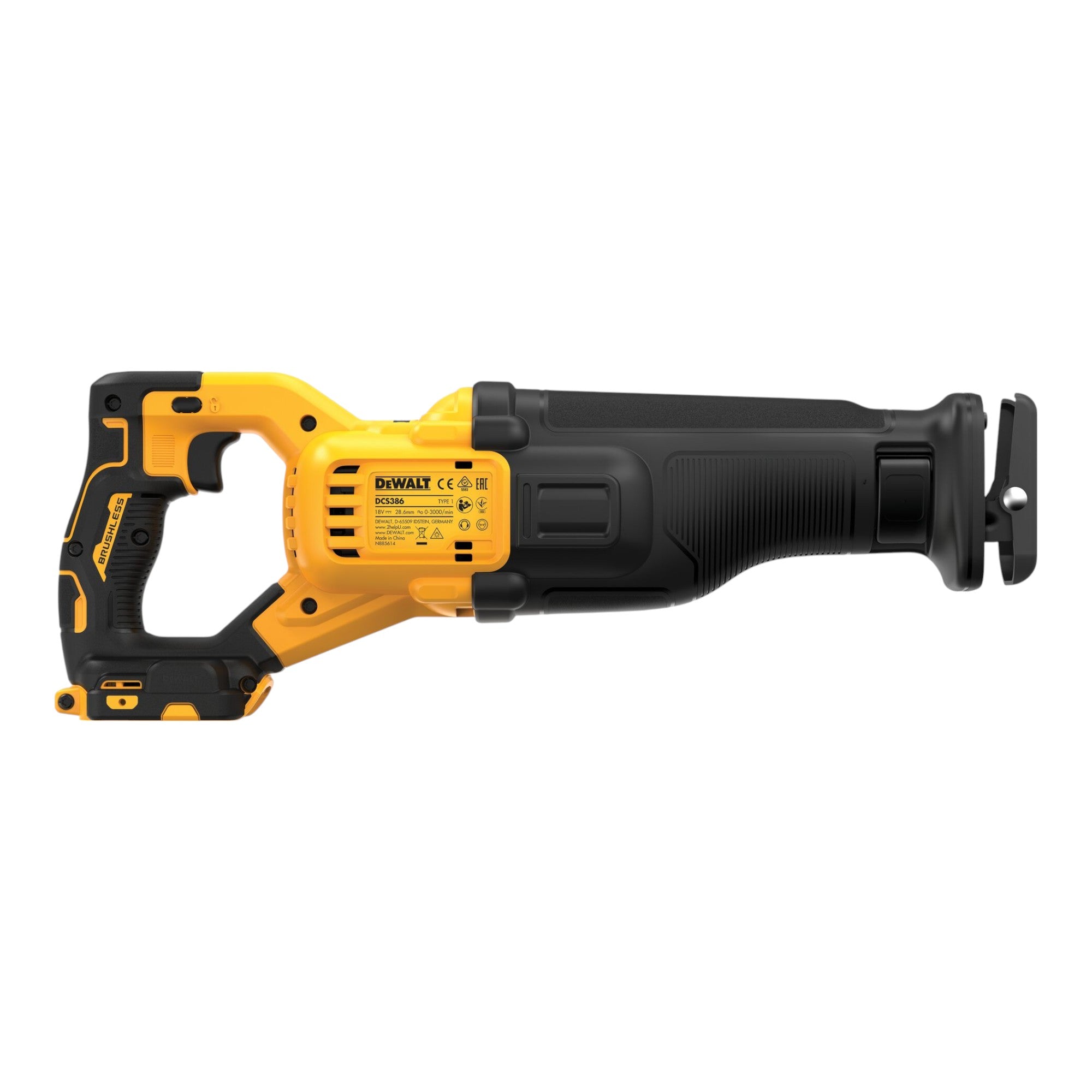 DeWalt DCS 386 H1T Akku Saebelsaege 18 V Brushless 1x Powerstack Akku 5 0 Ah Ladegeraet TSTAK 4 - toolbrothers