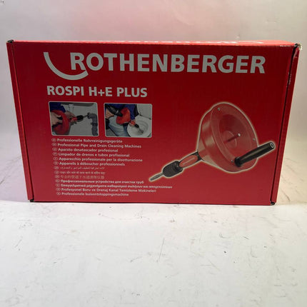Rothenberger ROSPI 8 H E Plus Hand Rohrreinigungsgeraet Spirallaenge 7 5 m Unvollstaendig 0 - toolbrothers