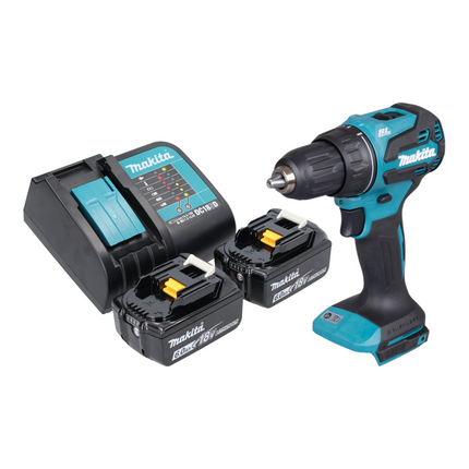 Makita DDF 490 SG Akku Bohrschrauber 18 V 65 Nm 1 2 Brushless 2x Akku 6 0 Ah Ladegeraet 0 - toolbrothers